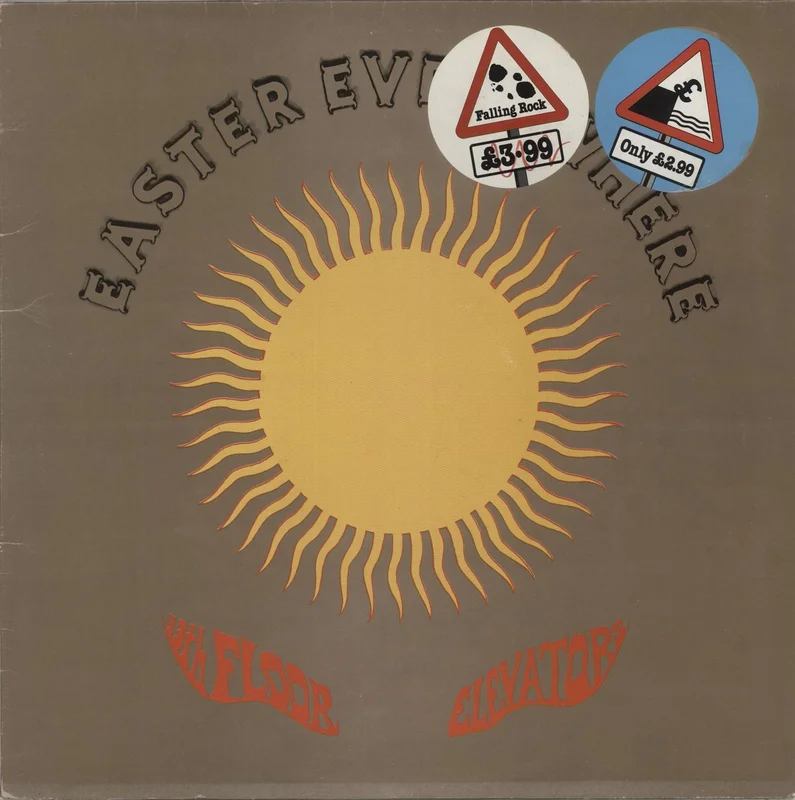 13th Floor Elevators Easter Everywhere - Price Stickers UK Vinyl LP