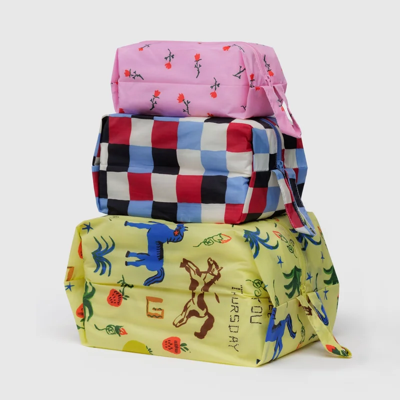 3D Zip Pouch Set Canyon