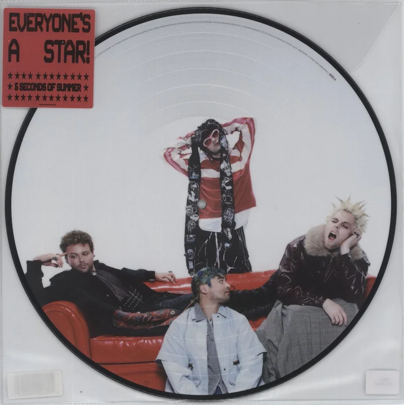 5 Seconds Of Summer Everyones A Star! UK Picture disc LP