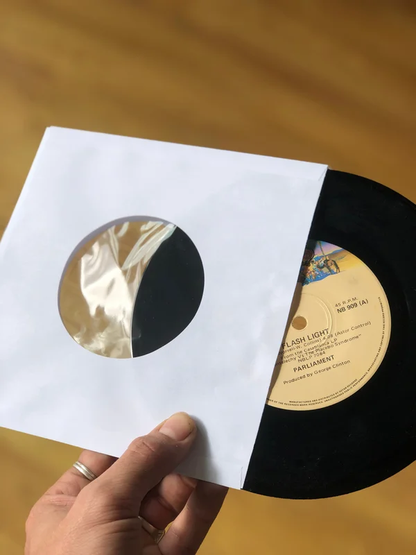 7" Paper & Poly-Lined Record Inner Sleeves - White
