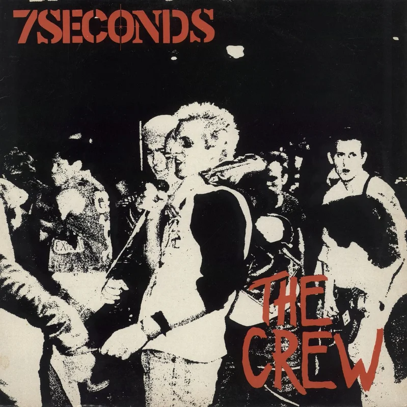 7 Seconds The Crew - Red Text - EX US Vinyl LP