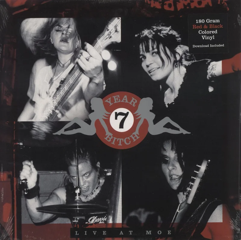 7 Year Bitch Live At Moe - 180 Gram Red & Black Vinyl - Sealed US Vinyl LP