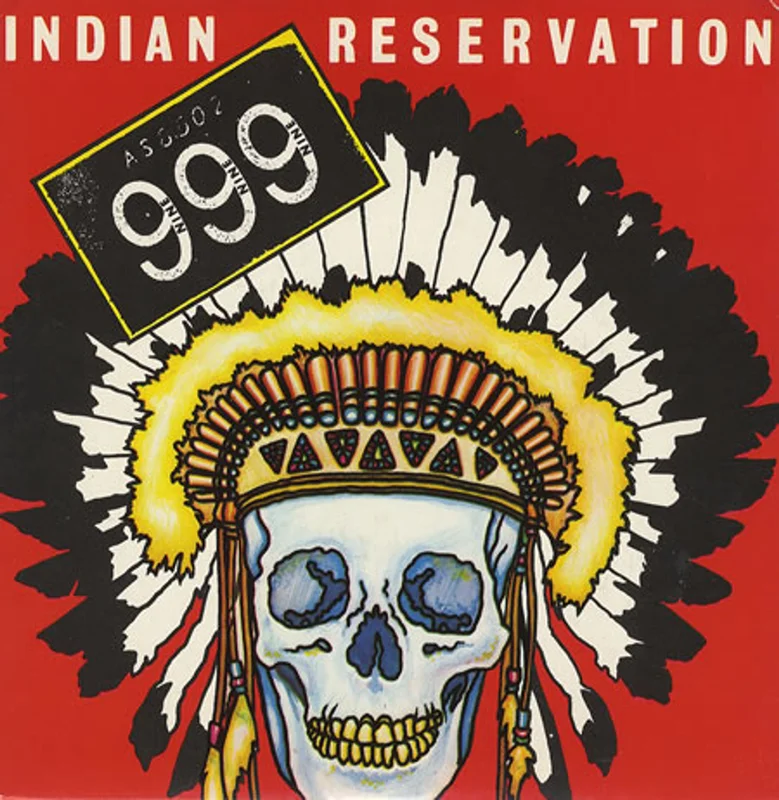 999 Indian Reservation - Clear Vinyl UK 7" vinyl