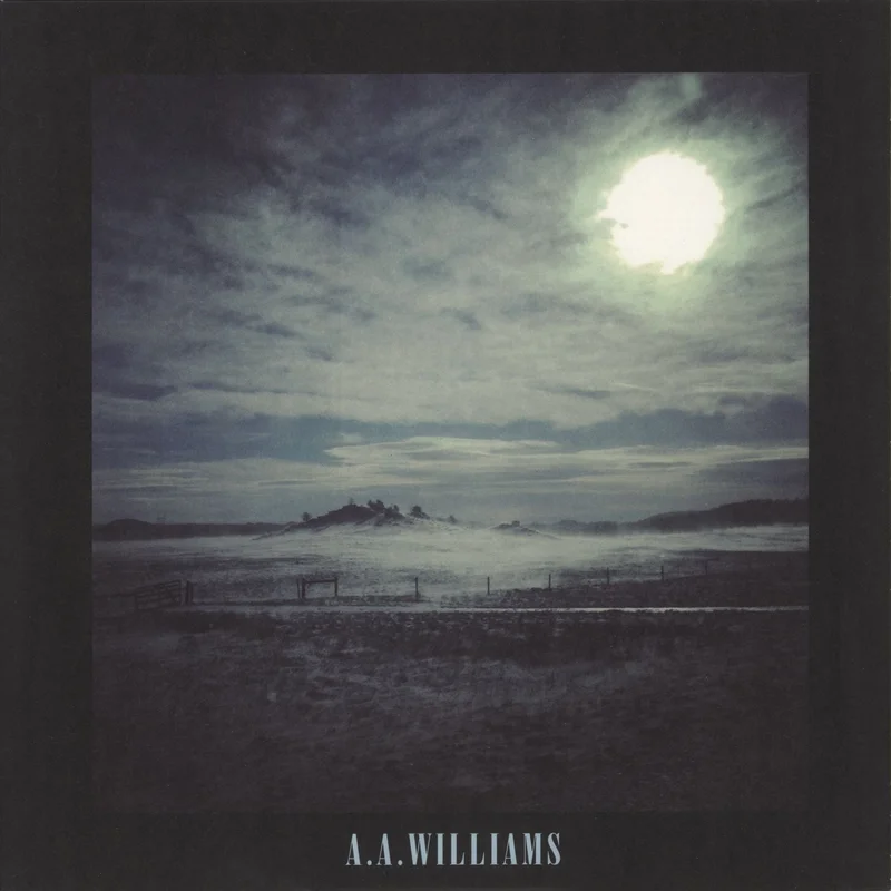 A.A.Williams A.A.Williams - Clear w/ Blue Splatter Vinyl UK 12" vinyl