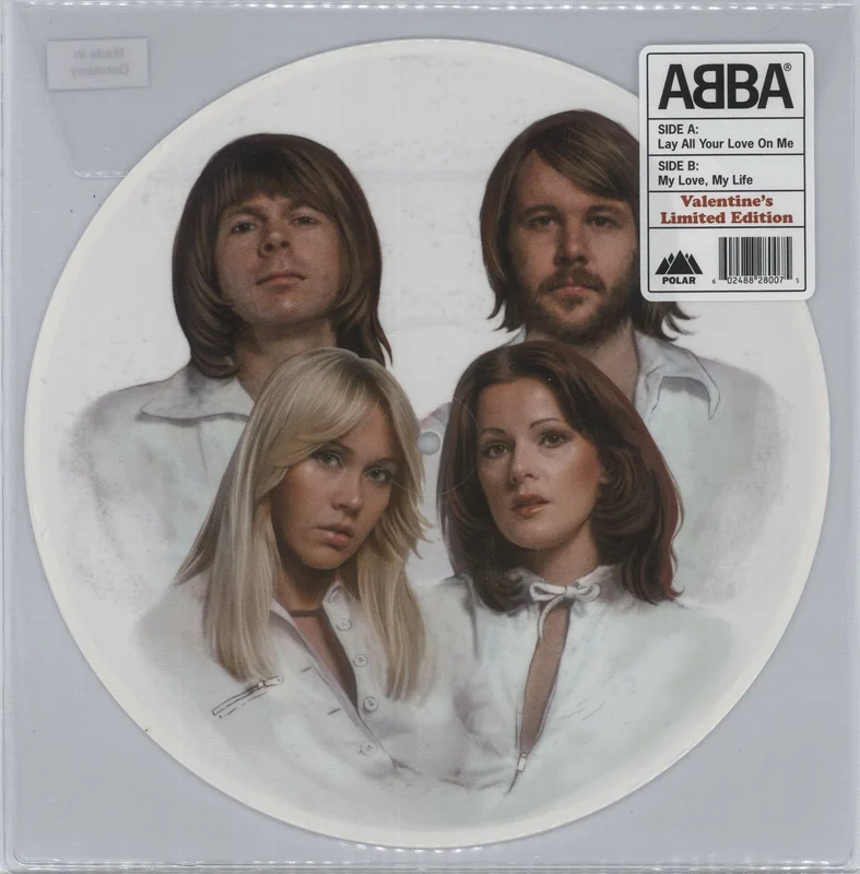 Abba Lay All Your Love On Me - Valentine's Limited Edition UK 10" Picture Disc