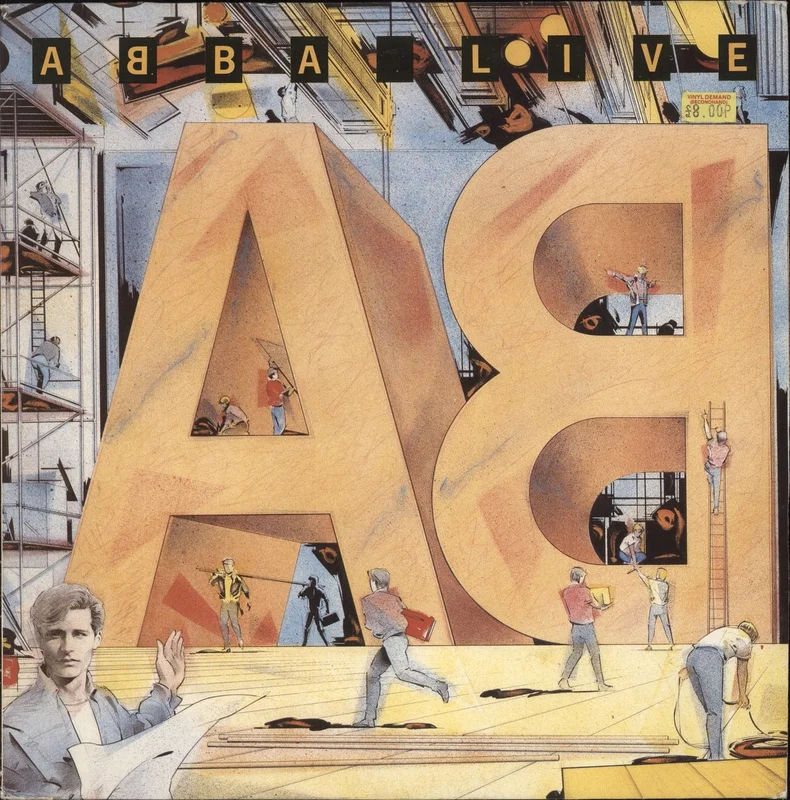 Abba Live Polish Vinyl LP