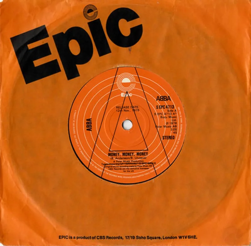 Abba Money, Money, Money UK Promo 7" vinyl