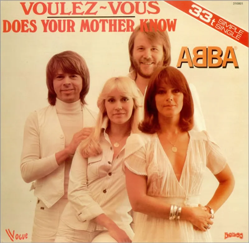 Abba Voulez Vous - Blue Vinyl French 12" vinyl