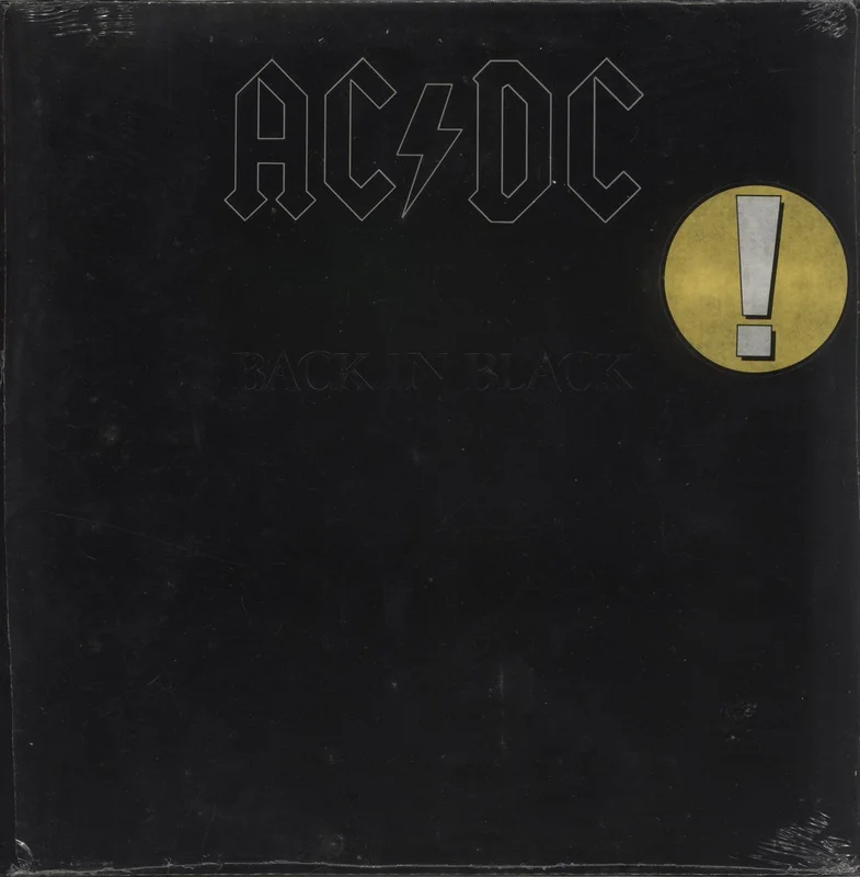 AC/DC Back In Black - Barcoded - Sealed - Nice price sticker German Vinyl LP
