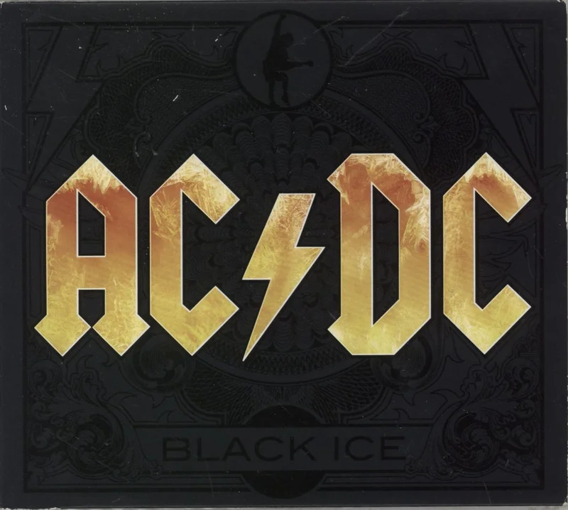 AC/DC Black Ice - Yellow Titles UK CD album