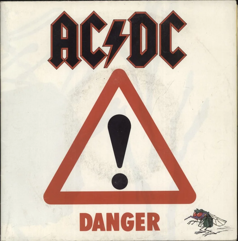 AC/DC Danger - Poster Sleeve German 7" vinyl