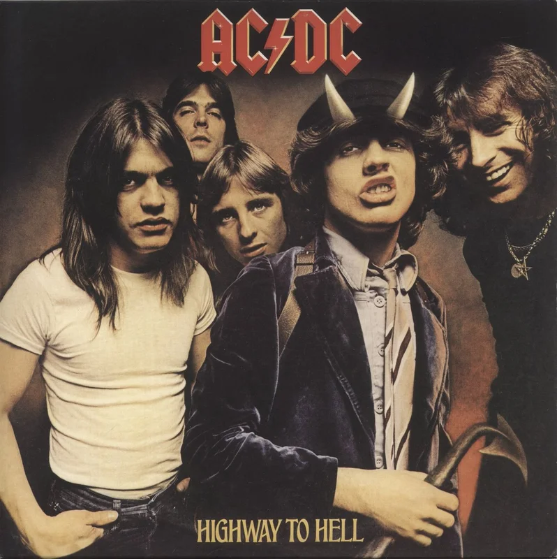 AC/DC Highway To Hell - 'Hellfire' Red & Orange Vinyl 50th Anniversary UK Vinyl LP