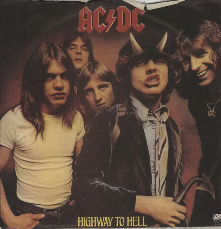 AC/DC Highway To Hell - p/s - VG UK 7" vinyl