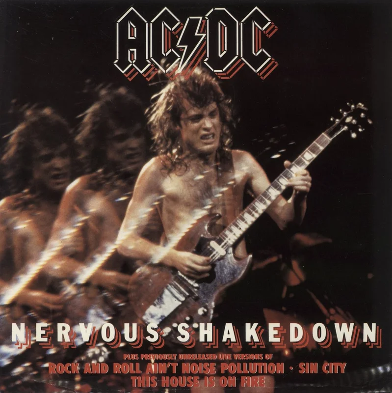 AC/DC Nervous Shakedown - EX UK 12" vinyl