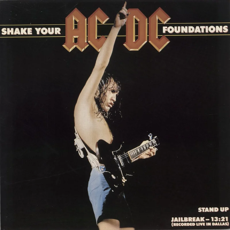 AC/DC Shake Your Foundations - EX UK 12" vinyl