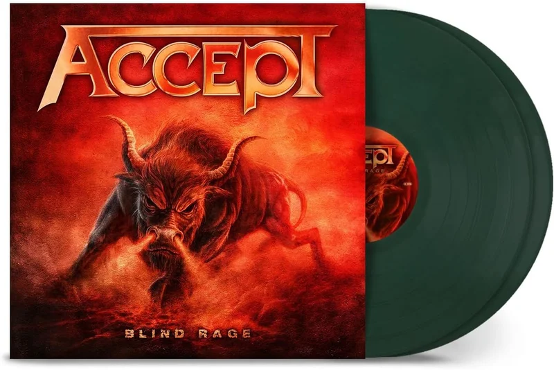 Accept Blind Rage - Dark Green Vinyl - Sealed UK 2-LP vinyl set