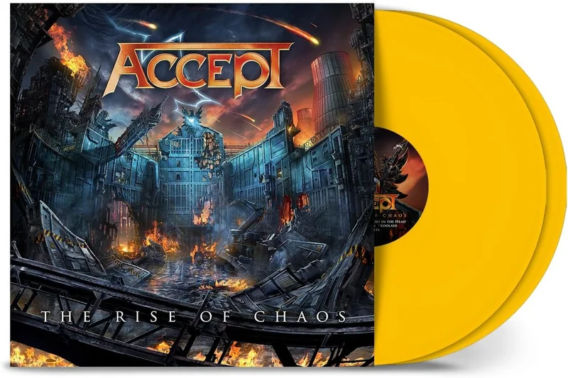Accept The Rise Of Chaos - Yellow Vinyl - Sealed UK 2-LP vinyl set