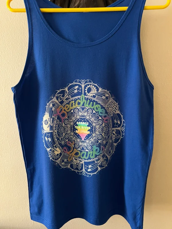 Across The River Of Stars - Tank Top Navy