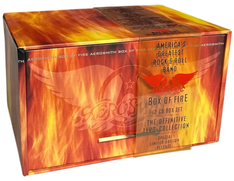 Aerosmith Box Of Fire UK Cd album box set