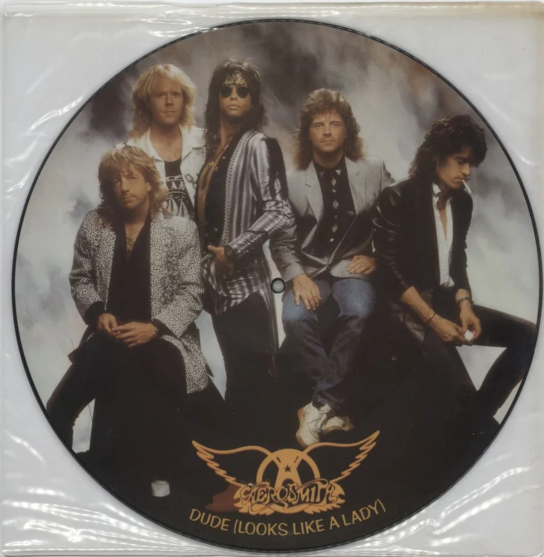 Aerosmith Dude Looks Like A Lady UK 12" picture disc