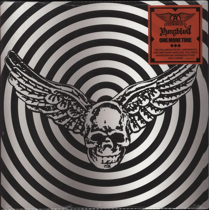 Aerosmith One More Time EP - Etched Silver Vinyl - Sealed UK 12" vinyl