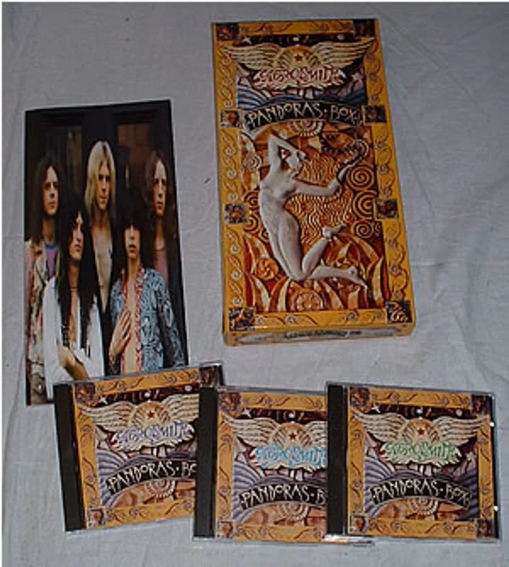 Aerosmith Pandora's Box UK Cd album box set