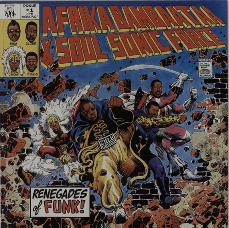 Afrika Bambaataa Renegades Of Funk UK 12" vinyl