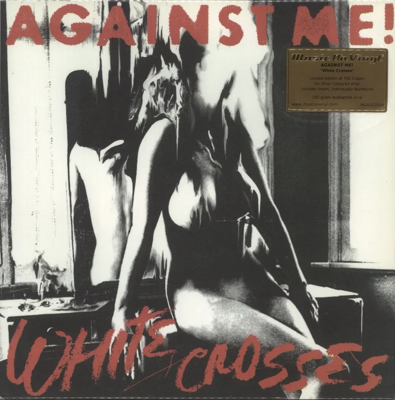 Against Me! White Crosses - 180 Gram Silver Vinyl - Numbered UK Vinyl LP