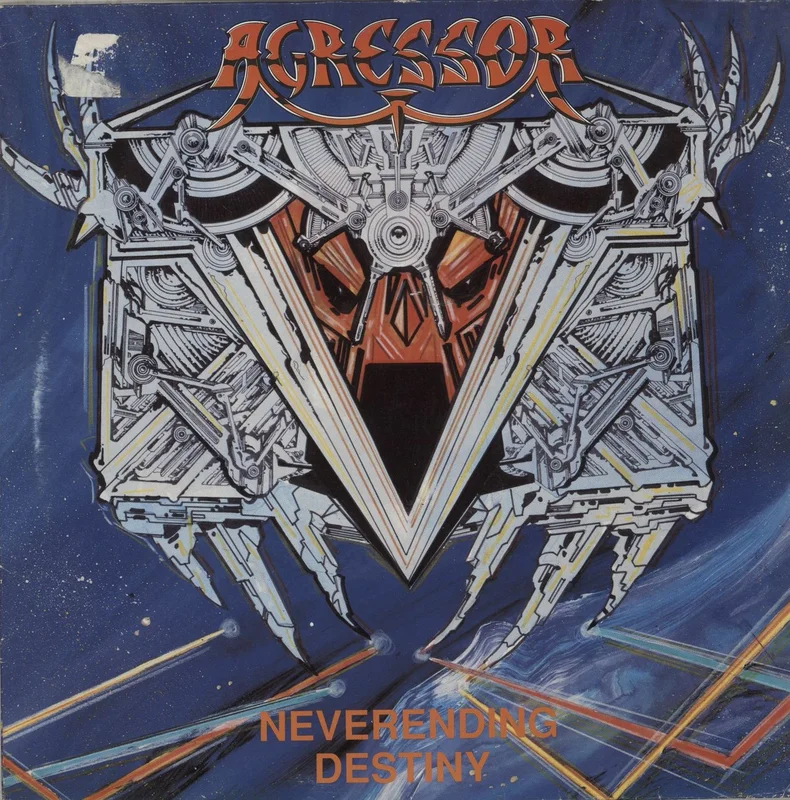 Agressor Neverending Destiny - VG Sleeve German Vinyl LP