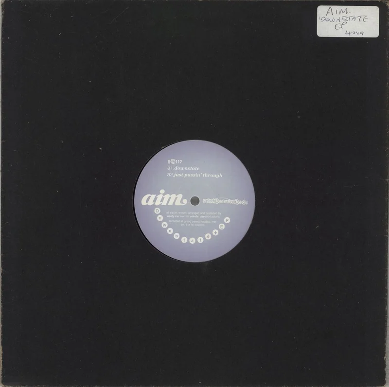 Aim Downstate E.P. UK Promo 12" vinyl