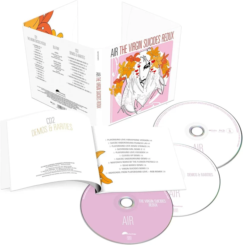Air (French) The Virgin Suicides Redux - 2CD/Blu-Ray Dolby Atmos - 25th Anniversary Edition - Sealed UK 2-CD album set