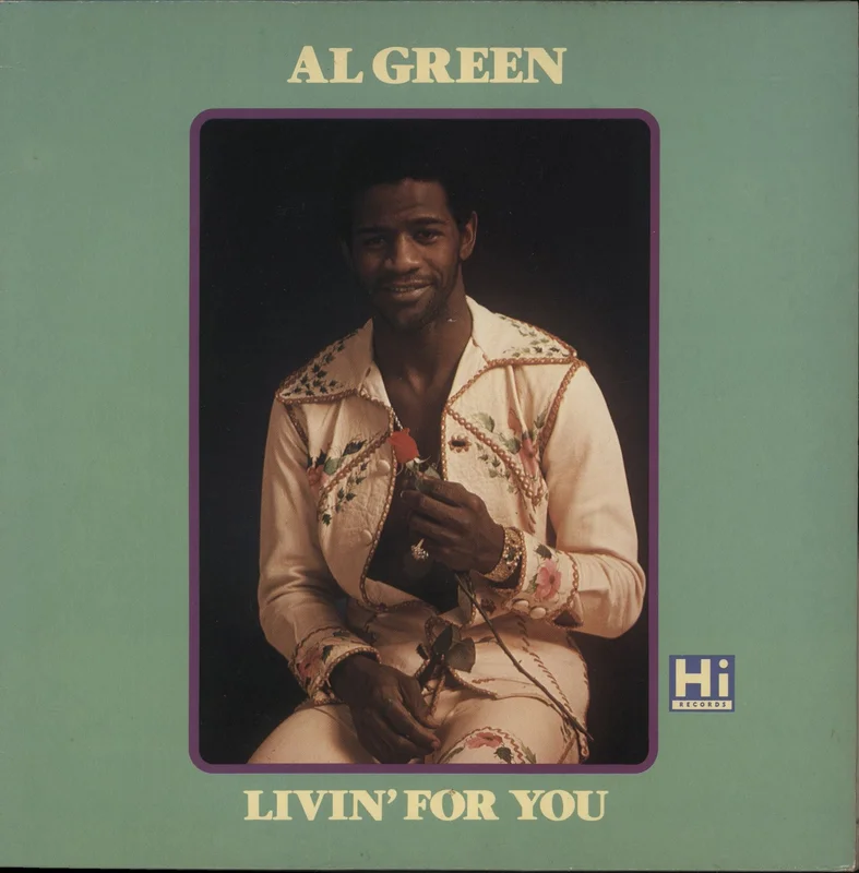 Al Green Livin' For You UK Vinyl LP
