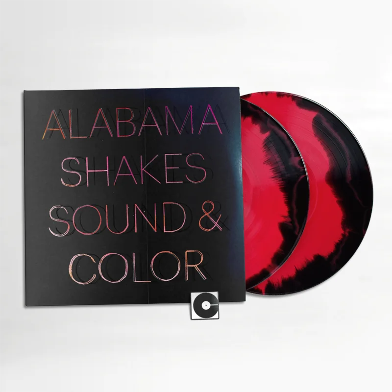 Alabama Shakes - "Sound & Color" Deluxe - Pink, Black, & Magenta Tie Dye Vinyl