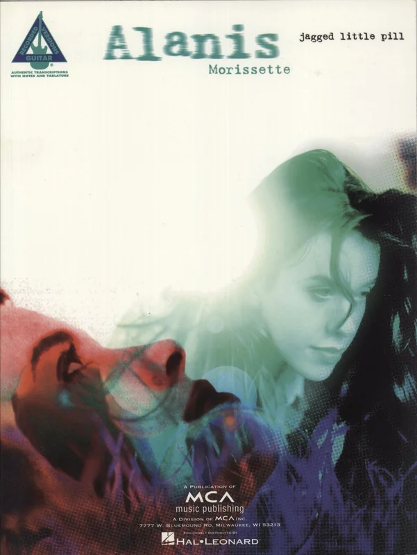 Alanis Morissette Jagged Little Pill Songbook UK Book