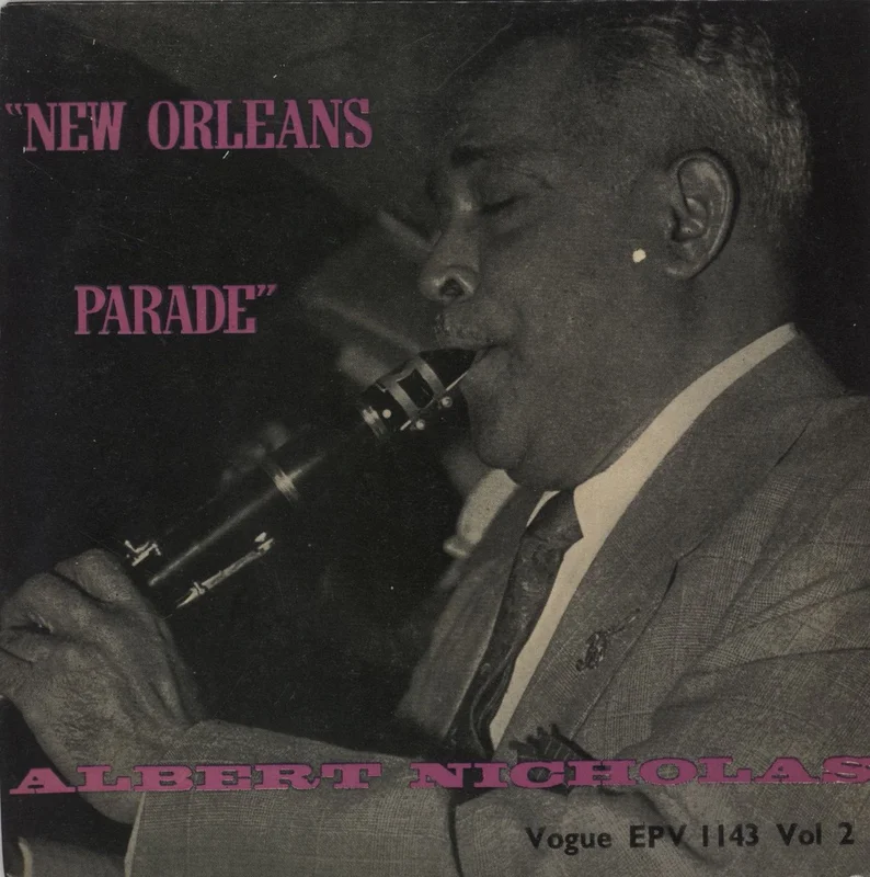 Albert Nicholas New Orleans Parade Vol 2 UK 7" vinyl