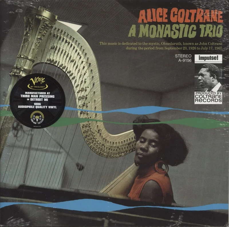 Alice Coltrane A Monastic Trio - 180gm - Sealed US Vinyl LP