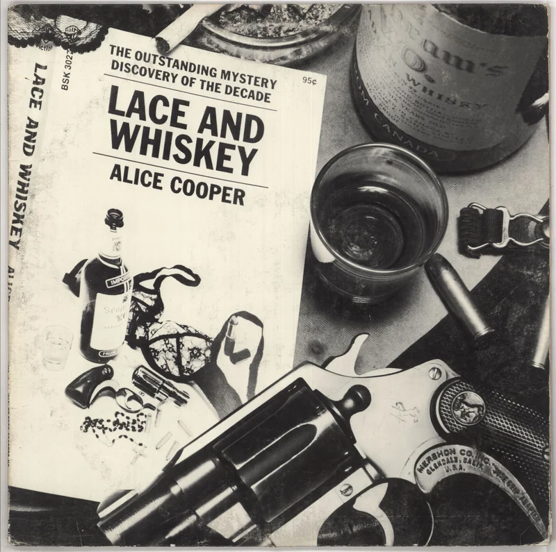 Alice Cooper Lace And Whiskey - EX US Vinyl LP