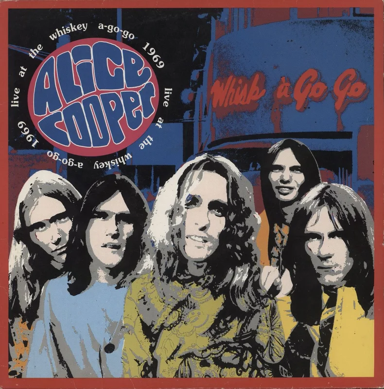 Alice Cooper Live At The Whiskey A-Go-Go 1969 - VG UK Vinyl LP