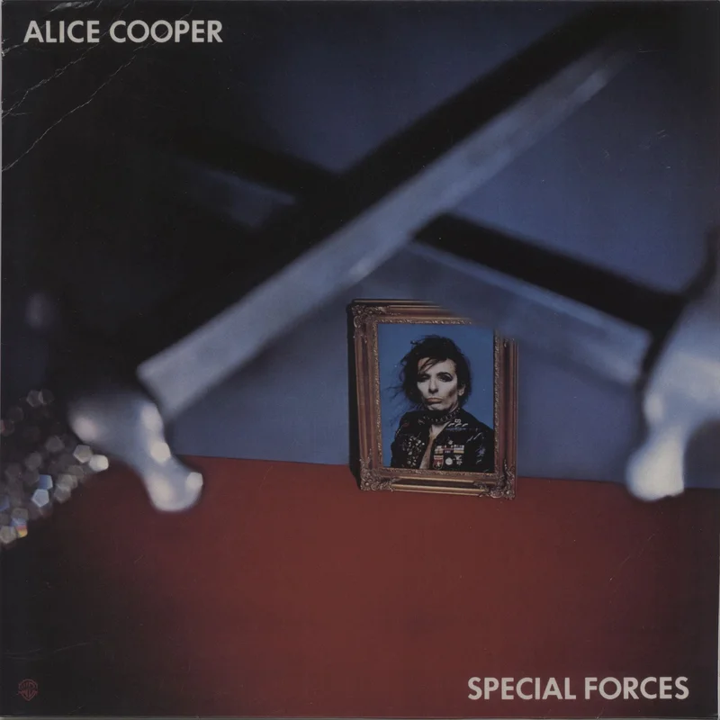Alice Cooper Special Forces - Blue Vinyl US Vinyl LP