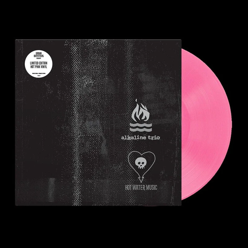 Alkaline Trio / Hot Water Music - Split - Hot Pink [LP]