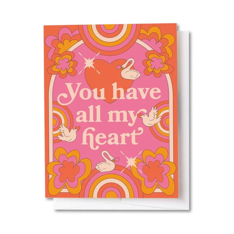 All My Heart Birds Card