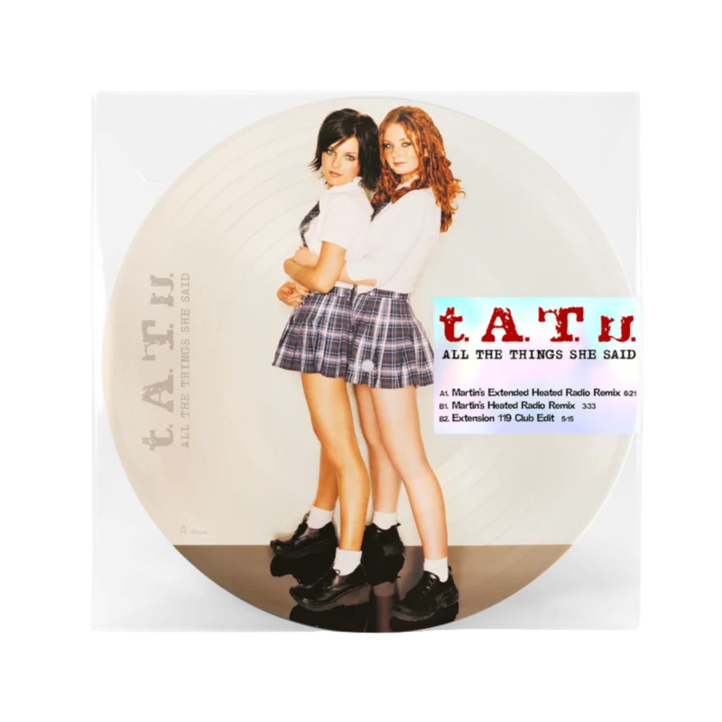 All The Things She Said: 12" Vinyl Picture Disc