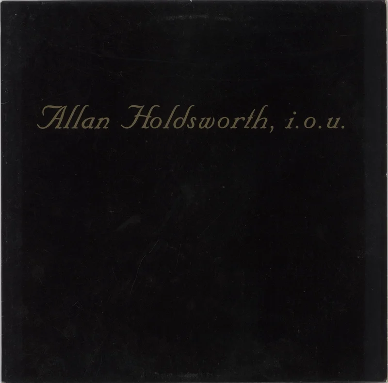 Allan Holdsworth I.O.U. Japanese Vinyl LP
