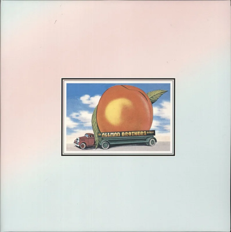Allman Brothers Band Eat A Peach: Remastered - Orange Vinyl UK 2-LP vinyl set