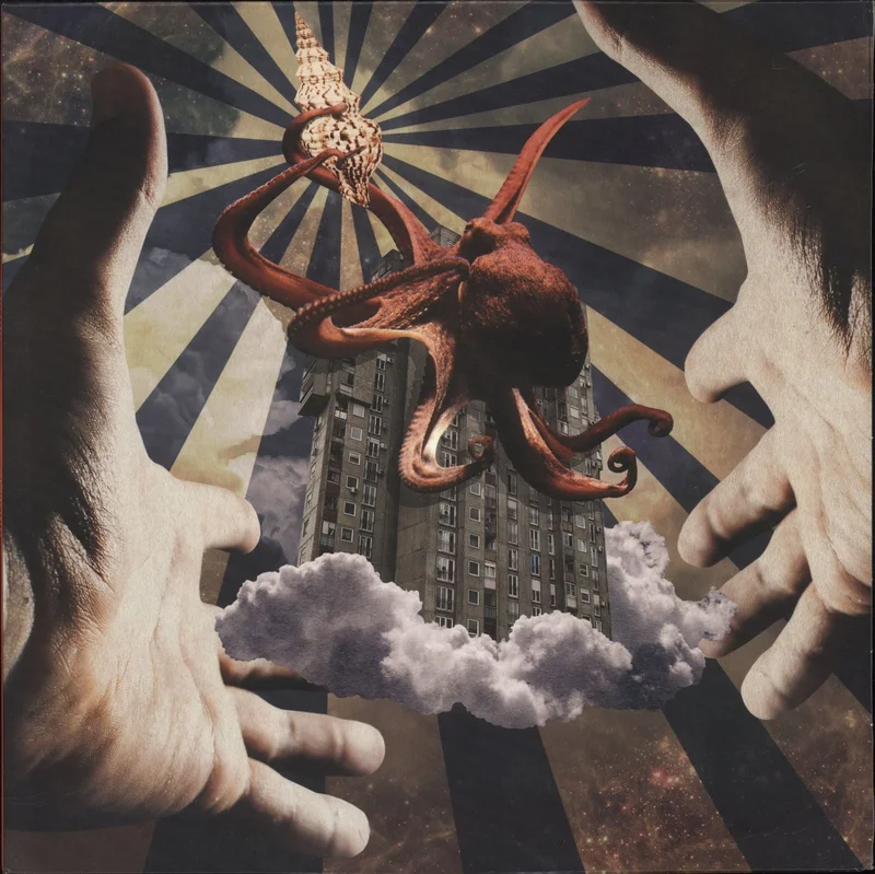 Alpha Male Tea Party Infinity Stare - Red/Yellow Cornetto Vinyl UK Vinyl LP