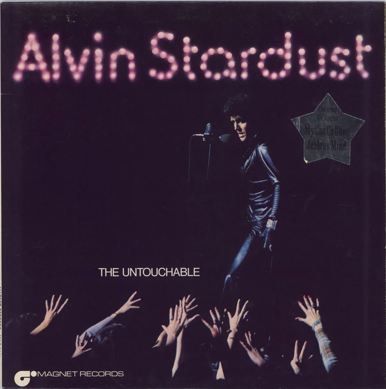 Alvin Stardust The Untouchable - Hype sticker UK Vinyl LP