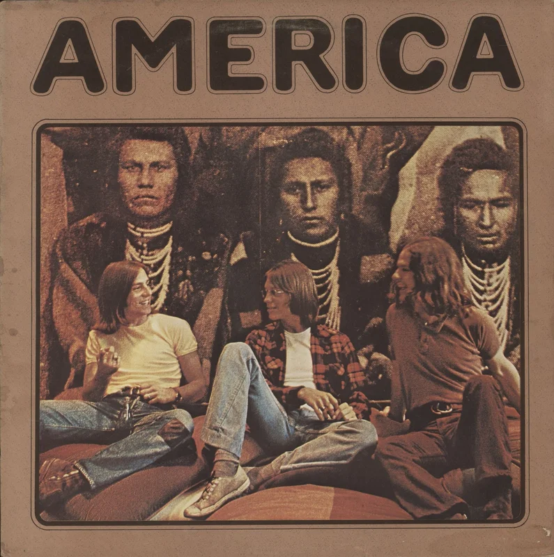 America America - 1st - Green Label - VG UK Vinyl LP
