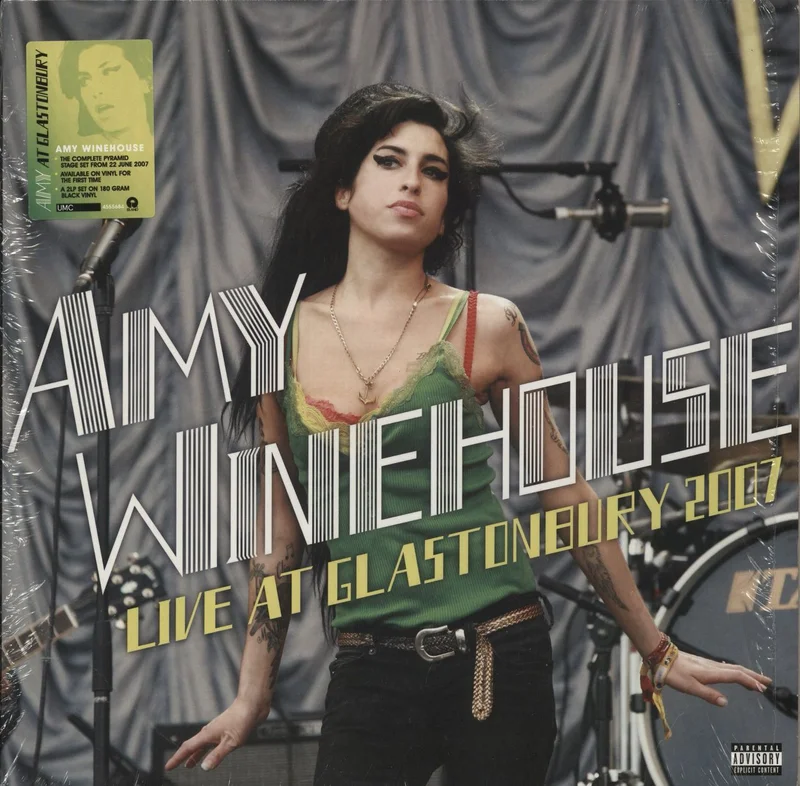 Amy Winehouse Live At Glastonbury 2007 - 180gm - Shrink UK 2-LP vinyl set