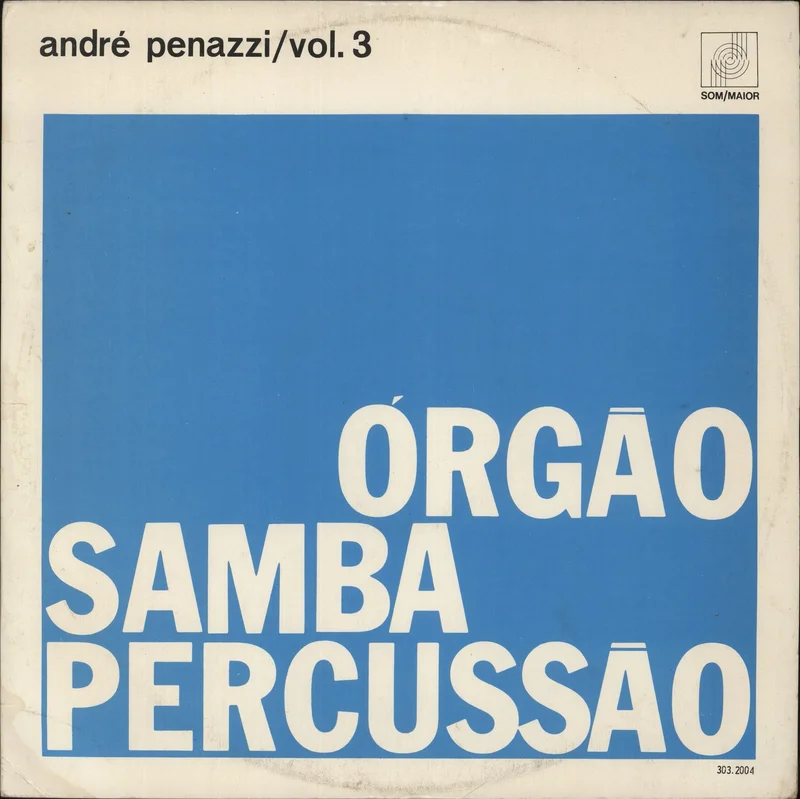 Andr Penazzi Orgo Samba Percusso Vol. 3 Brazilian Vinyl LP