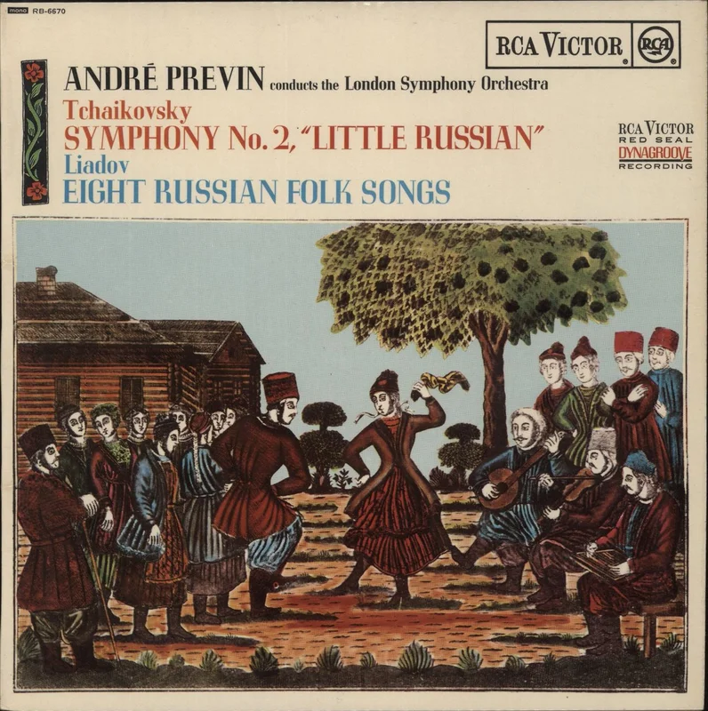 Andr Previn Tchaikovsky: Symphony No.2 / Liadov: 8 Russian Folk Songs UK Vinyl LP